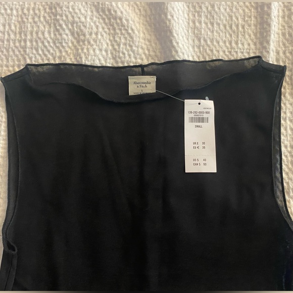Abercrombie & Fitch Mesh Slash Shell Top - Picture 4 of 5